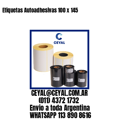 Etiquetas Autoadhesivas 100 x 145