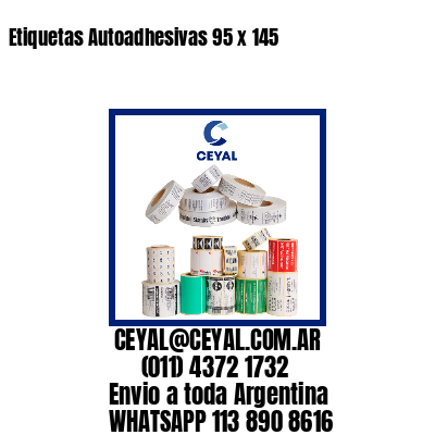 Etiquetas Autoadhesivas 95 x 145