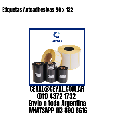 Etiquetas Autoadhesivas 96 x 132