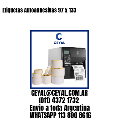 Etiquetas Autoadhesivas 97 x 133