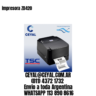 impresora ZD420