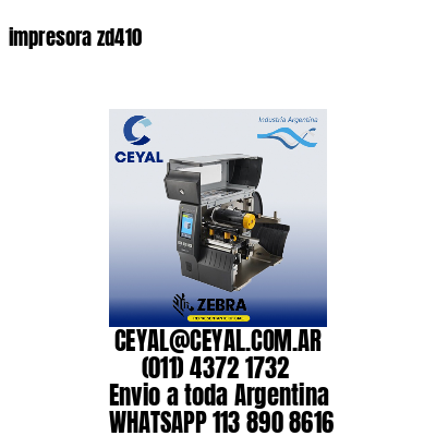 impresora zd410