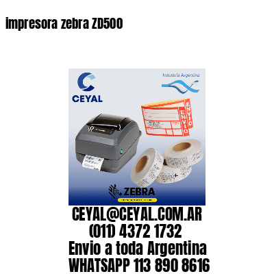 impresora zebra ZD500