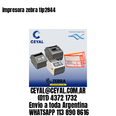 impresora zebra tlp2844