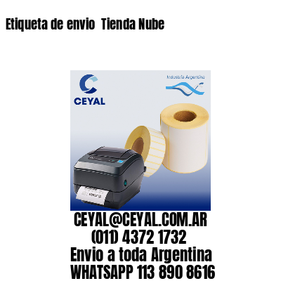 Etiqueta de envio  Tienda Nube