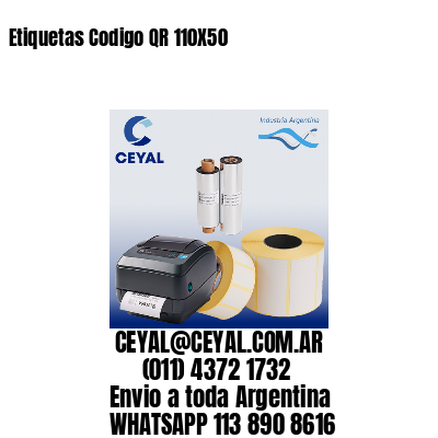 Etiquetas Codigo QR 110X50