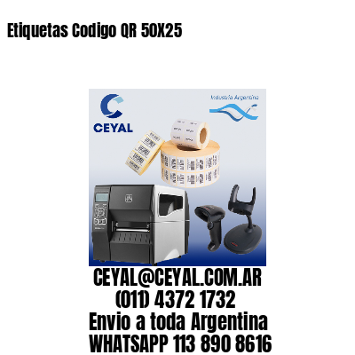 Etiquetas Codigo QR 50X25