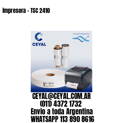 impresora – TSC 2410