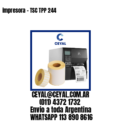 impresora - TSC TPP 244