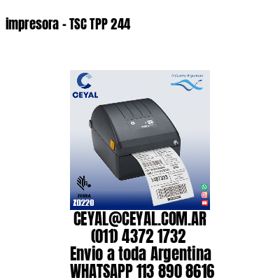 impresora – TSC TPP 244