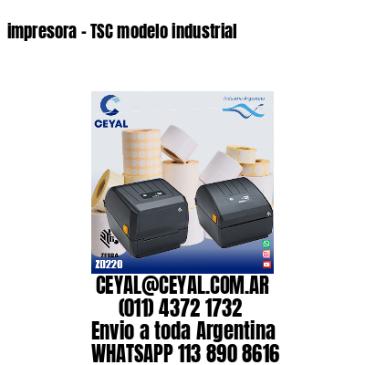 impresora – TSC modelo industrial