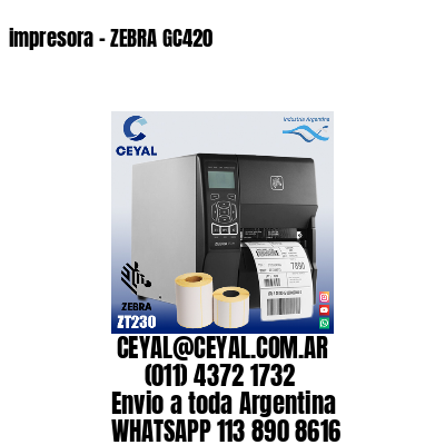 impresora - ZEBRA GC420