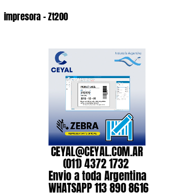 impresora – Zt200