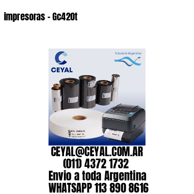 impresoras – Gc420t