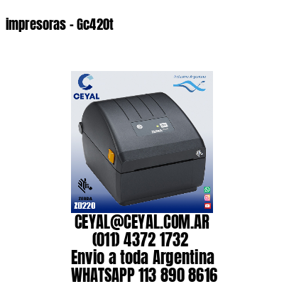 impresoras – Gc420t