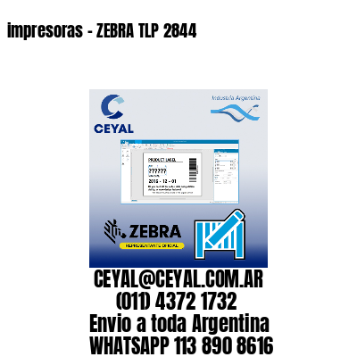 impresoras - ZEBRA TLP 2844