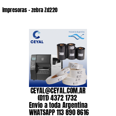 impresoras – zebra Zd220