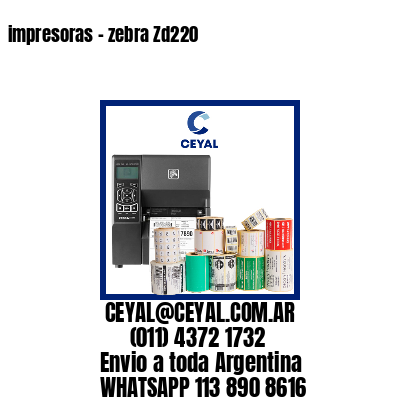 impresoras – zebra Zd220