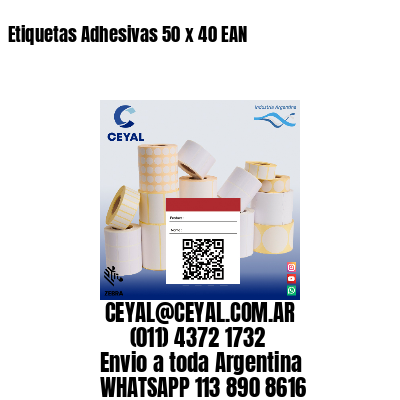 Etiquetas Adhesivas 50 x 40 EAN