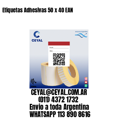 Etiquetas Adhesivas 50 x 40 EAN