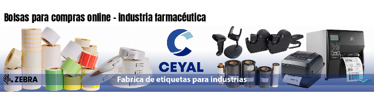 Bolsas para compras online - industria farmacéutica