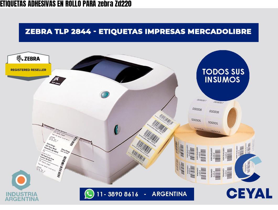 Comprar Etiquetas De Poliamida 710 Impresora Zebra Zd220 2644