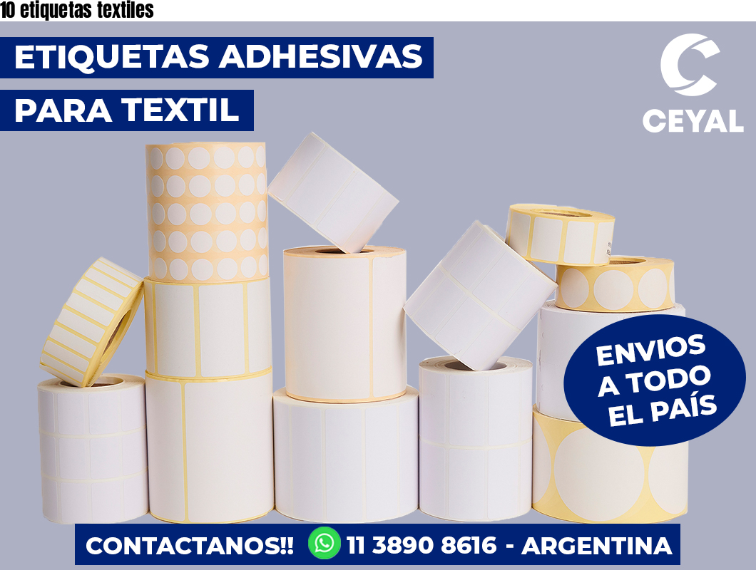 10 etiquetas textiles