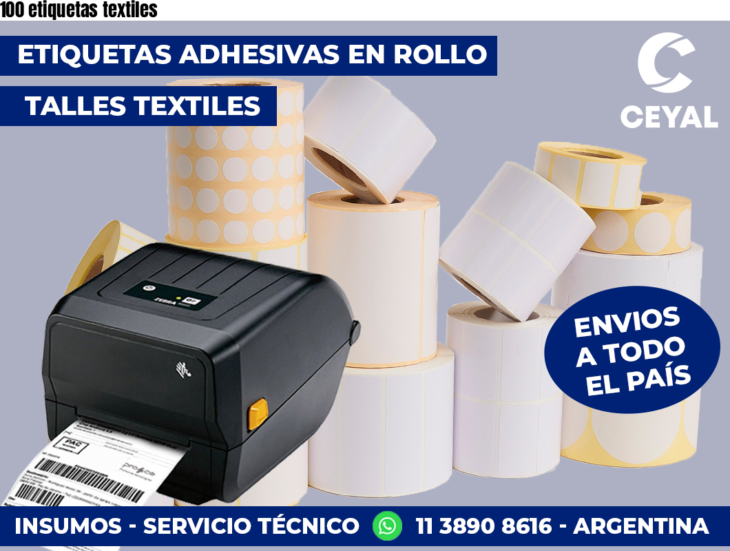 100 etiquetas textiles