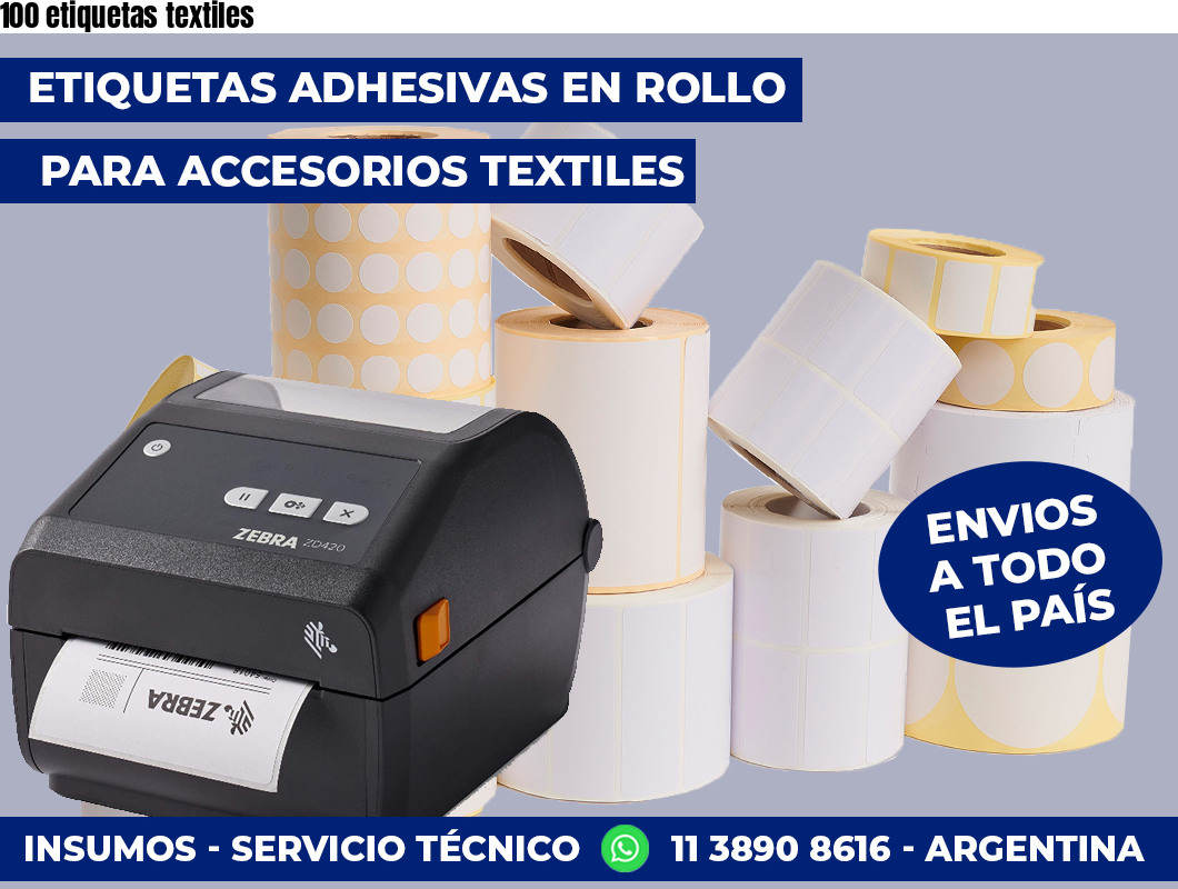 100 etiquetas textiles