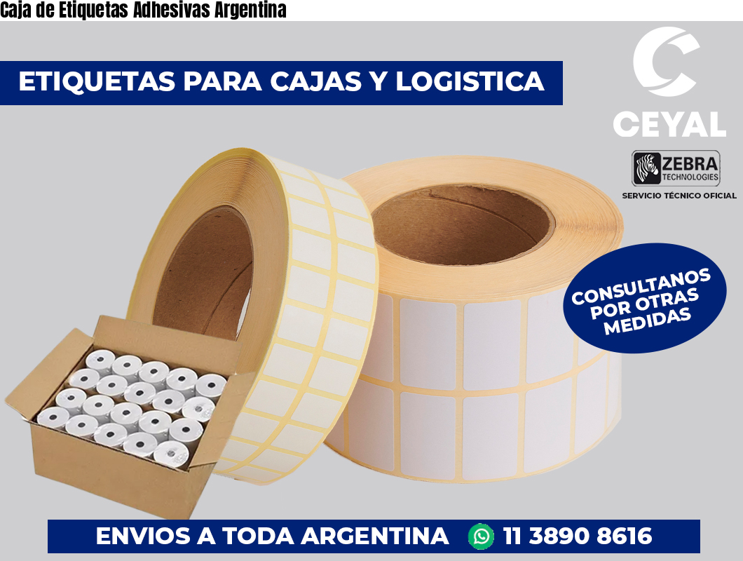 Caja de Etiquetas Adhesivas Argentina