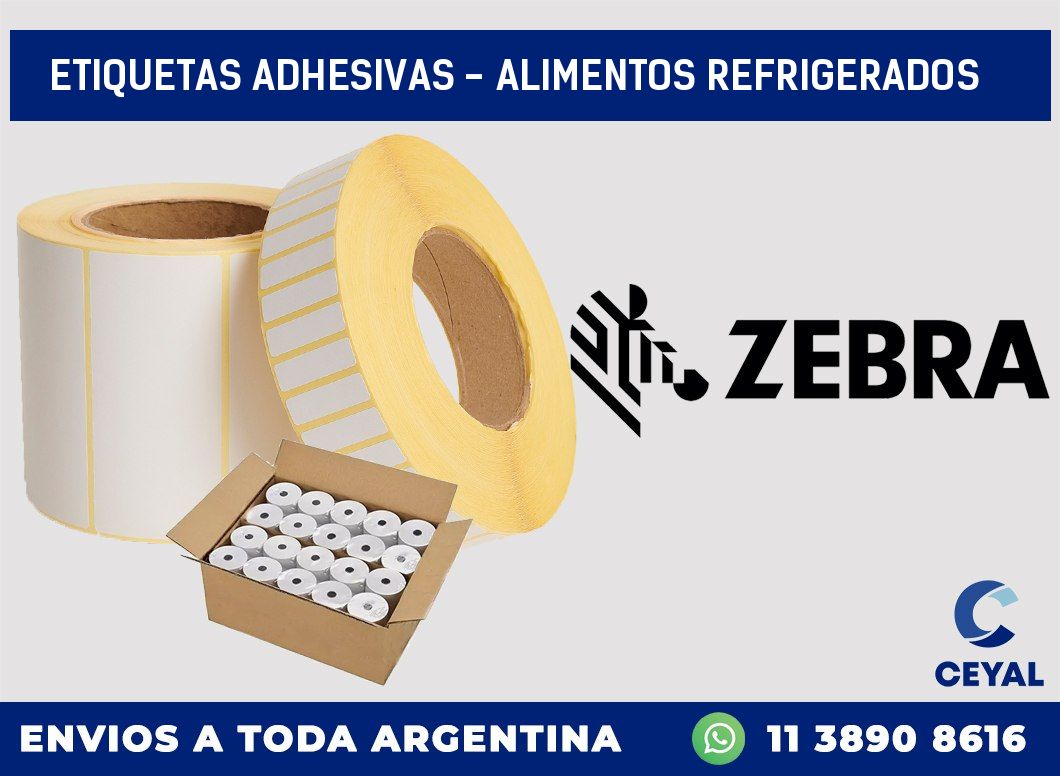 etiquetas adhesivas – alimentos refrigerados