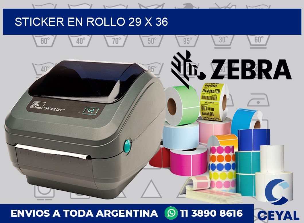 sticker en rollo 29 x 36