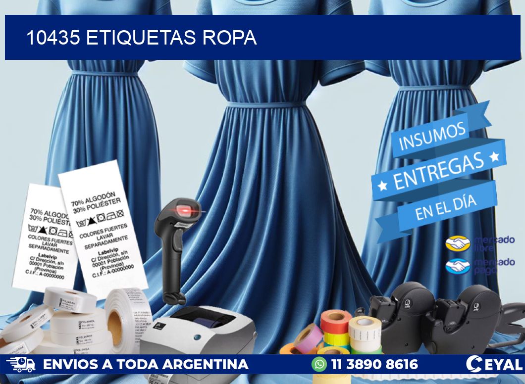 10435 ETIQUETAS ROPA