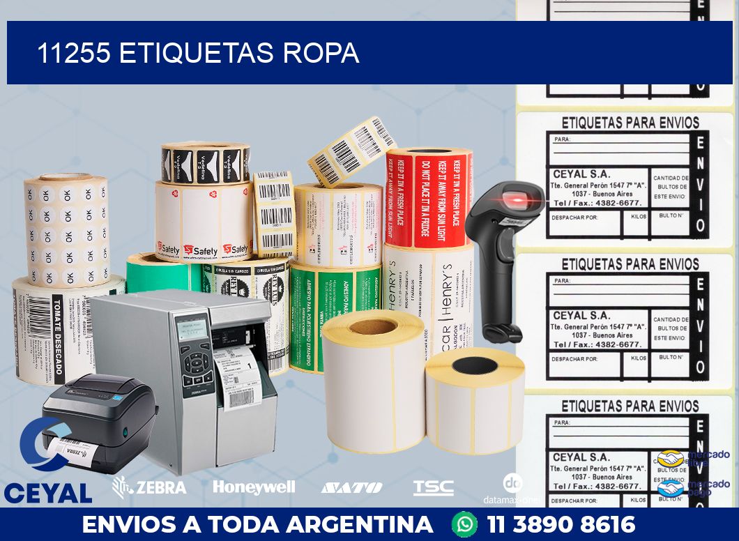 11255 ETIQUETAS ROPA