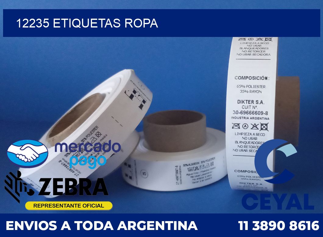 12235 ETIQUETAS ROPA