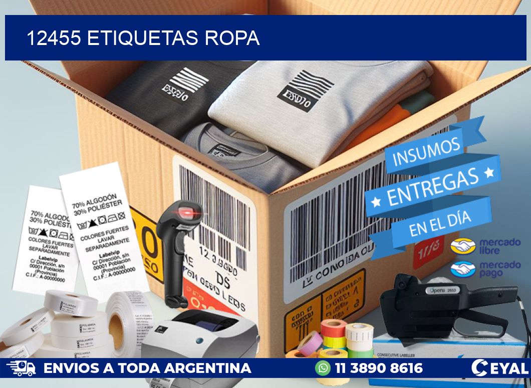 12455 ETIQUETAS ROPA