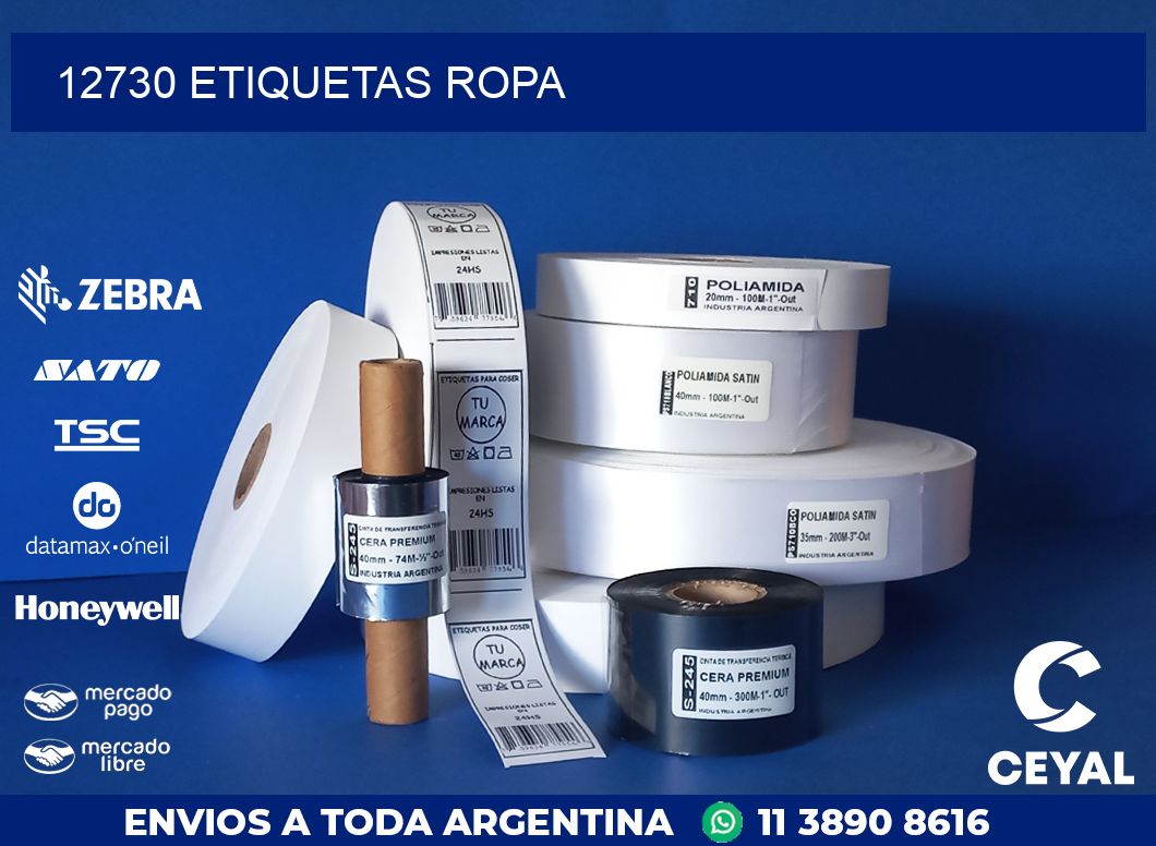 12730 ETIQUETAS ROPA