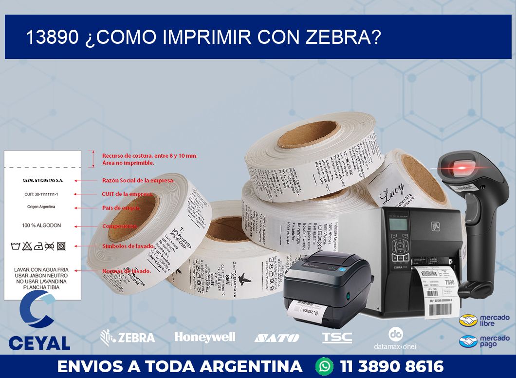 13890 ¿COMO IMPRIMIR CON ZEBRA?