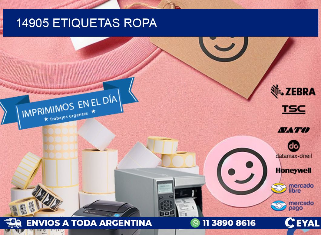 14905 ETIQUETAS ROPA