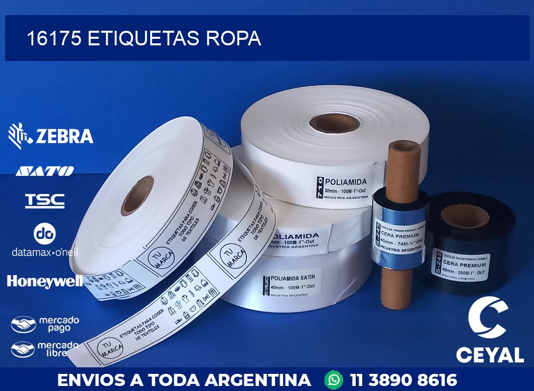 16175 ETIQUETAS ROPA