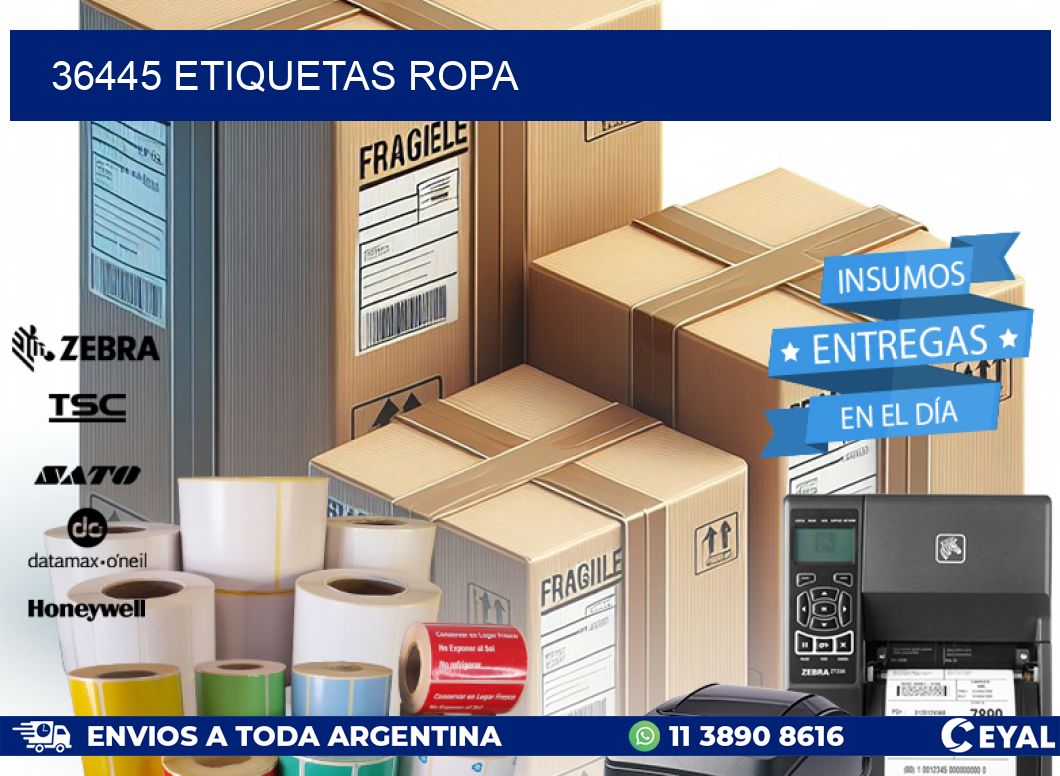 36445 ETIQUETAS ROPA