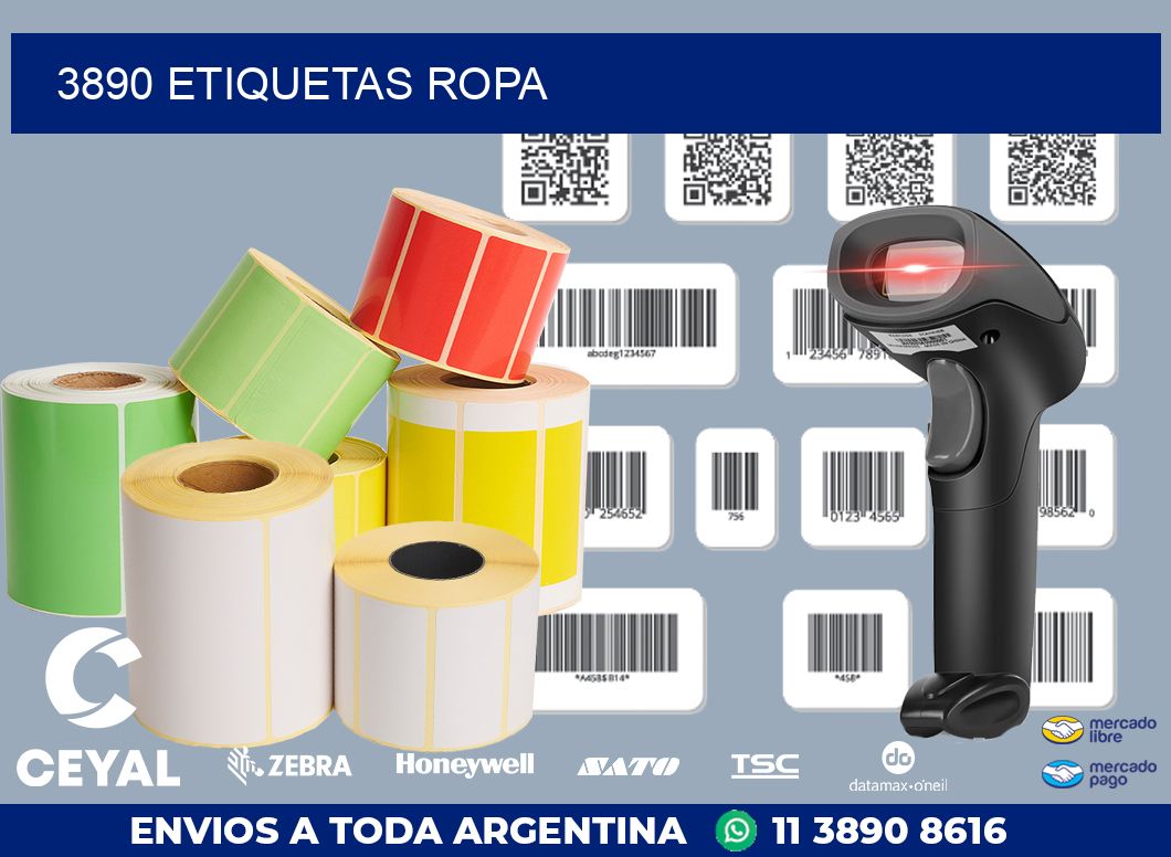 3890 ETIQUETAS ROPA