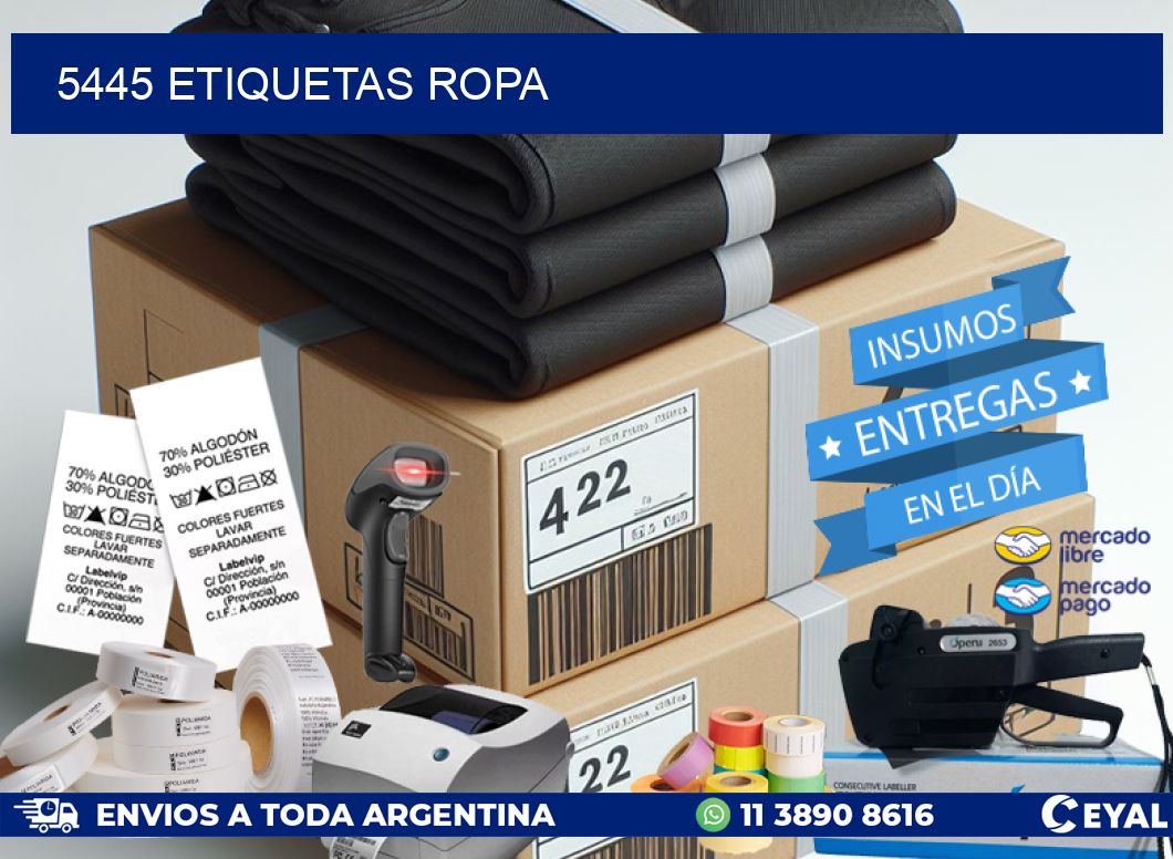 5445 ETIQUETAS ROPA