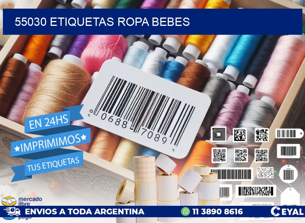 55030 ETIQUETAS ROPA BEBES