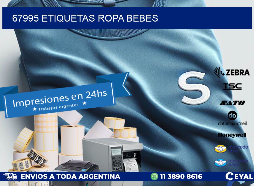 67995 ETIQUETAS ROPA BEBES