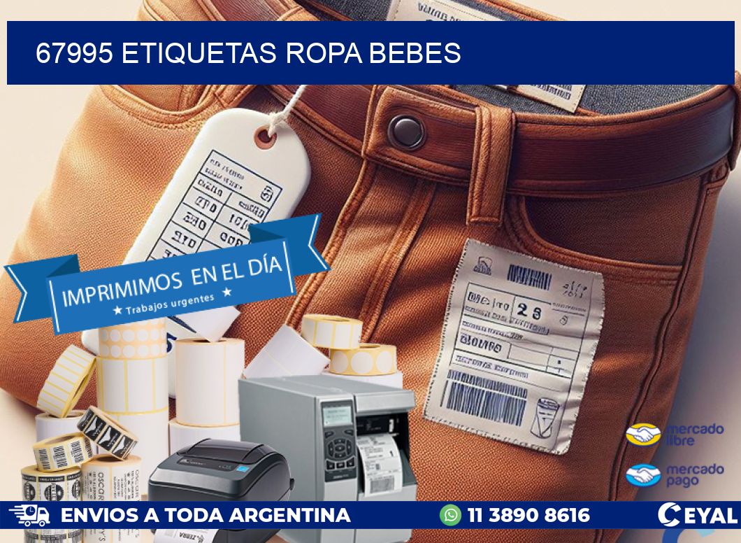 67995 ETIQUETAS ROPA BEBES