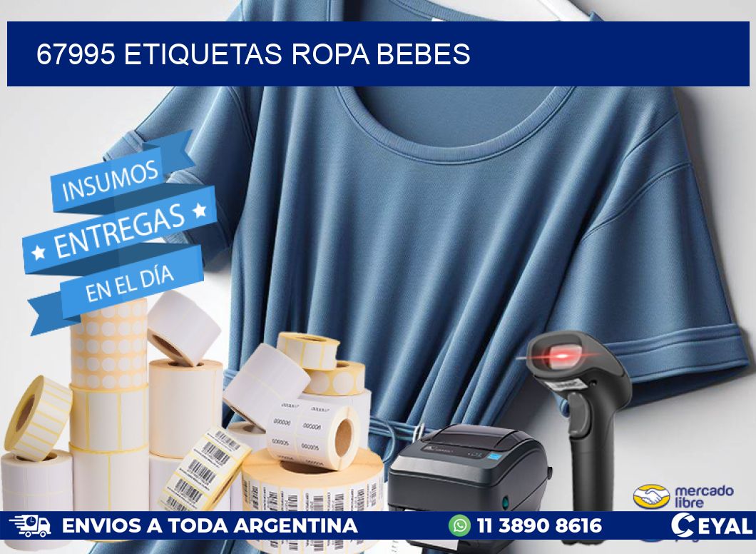 67995 ETIQUETAS ROPA BEBES