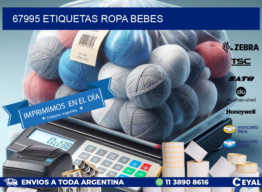 67995 ETIQUETAS ROPA BEBES