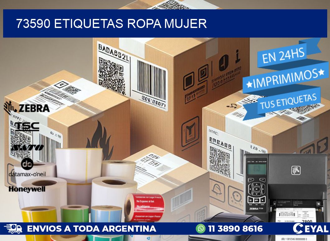 73590 ETIQUETAS ROPA MUJER