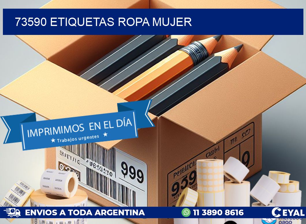 73590 ETIQUETAS ROPA MUJER